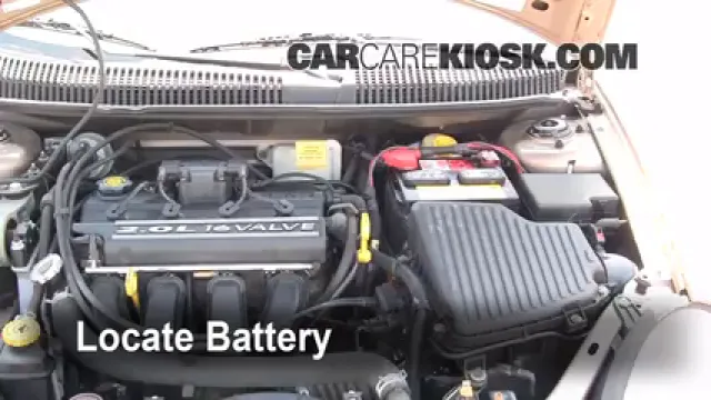 2001 Dodge Neon 2.0L 4 Cyl. Batería Encendido de puente